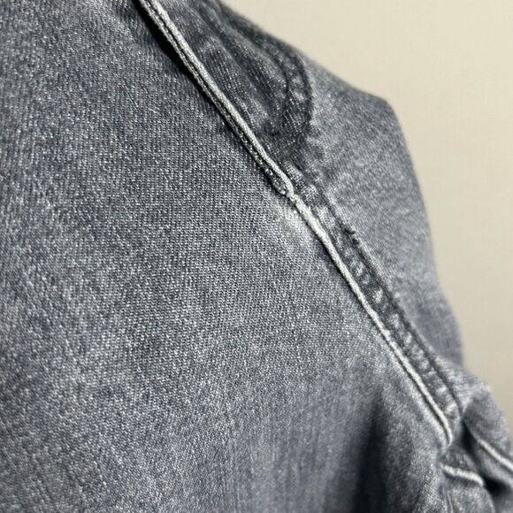 Universal Thread Gray Wash Busted Knee Vintage Straight Jeans - Picture 15 of 16